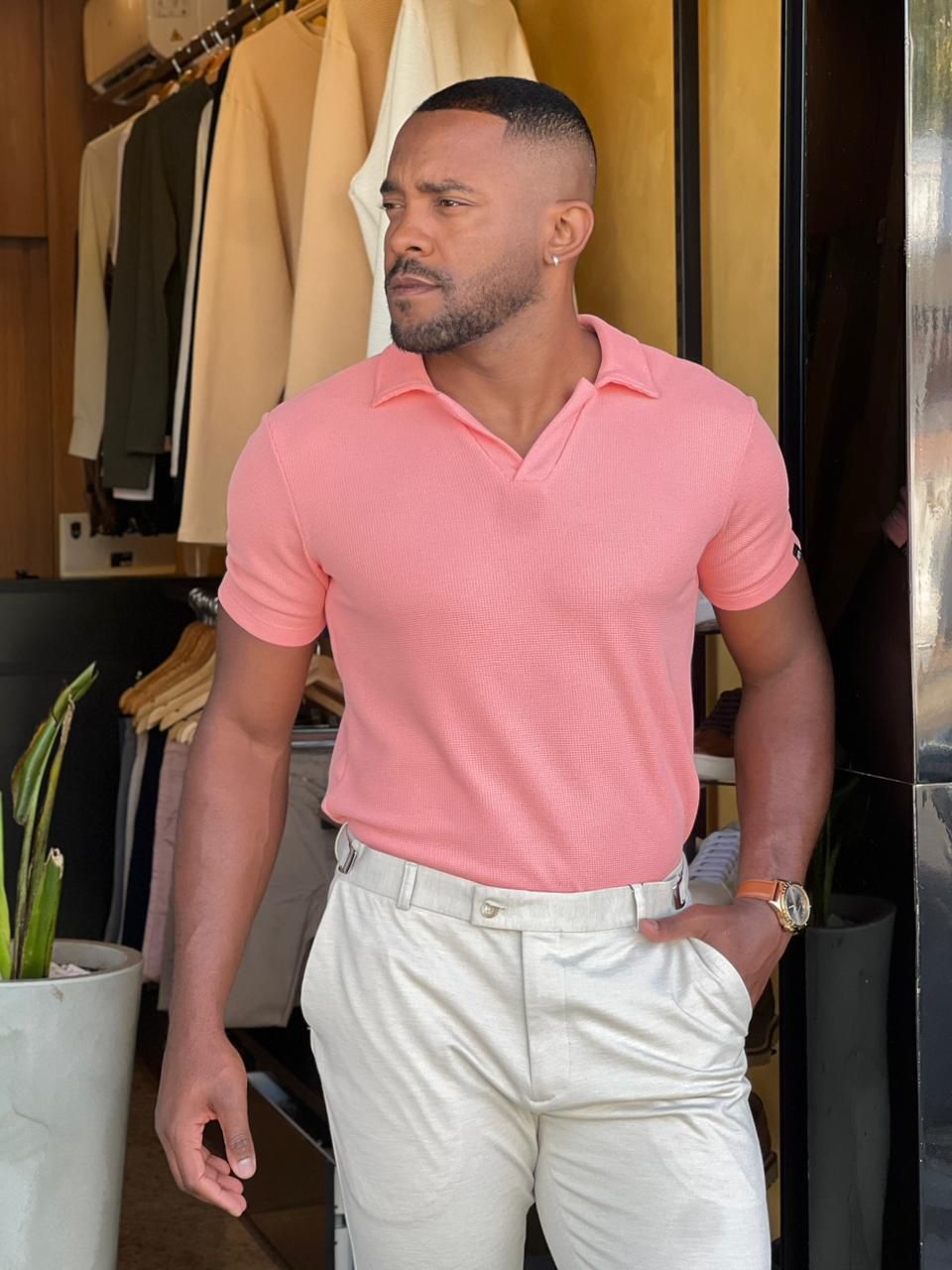 Polo Italiana Texturizada