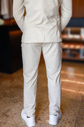 Costume Slim com Elastano Inteligente bege