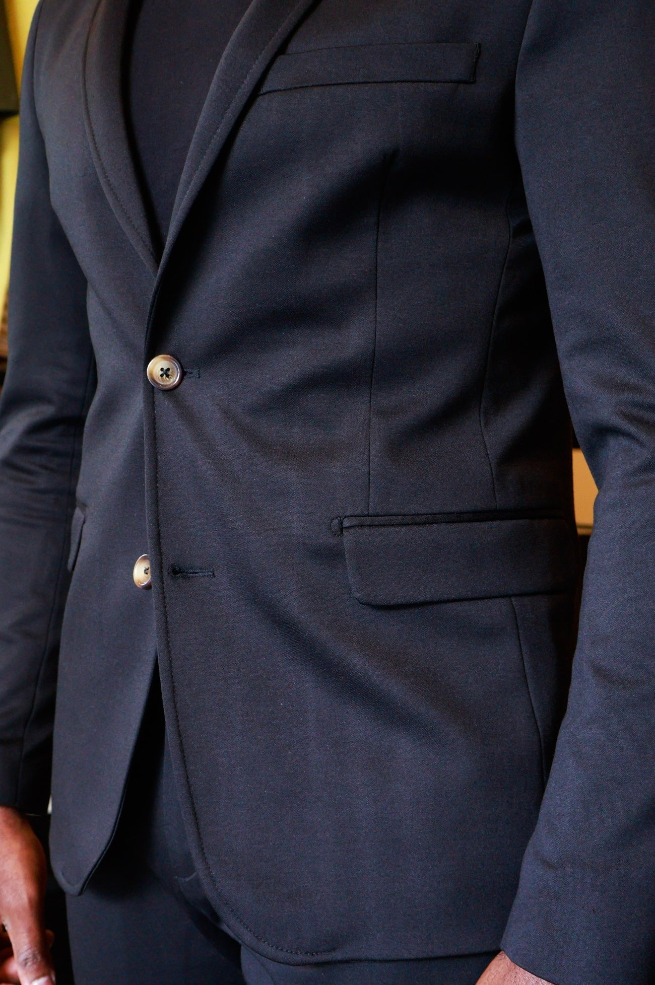 Costume Slim com Elastano Inteligente Preto