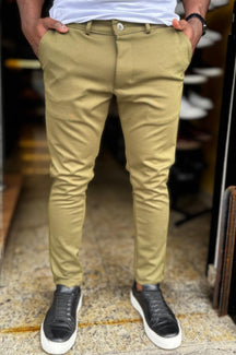 Calça Slim em Moletim com Elastano – Corte Alfaiataria