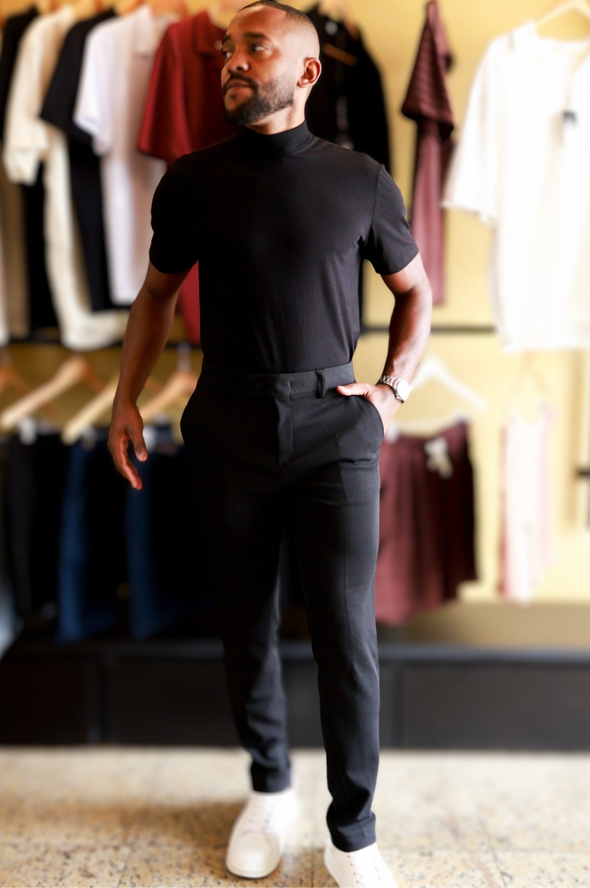 Calça Esporte Fino Alfaiataria Slim