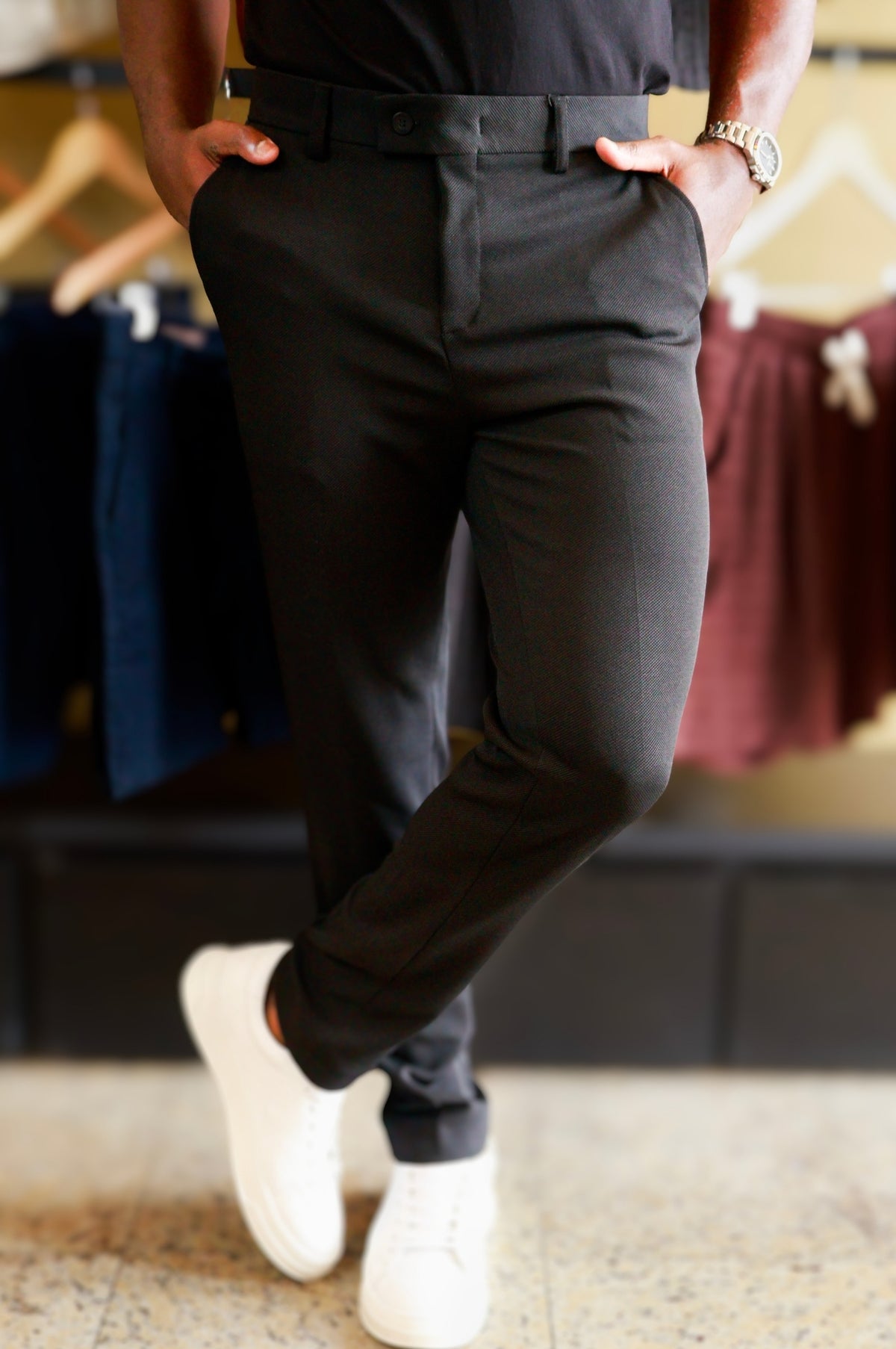 Calça Esporte Fino Alfaiataria Slim
