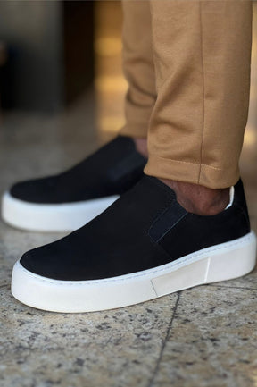 Tênis Slip On Preto