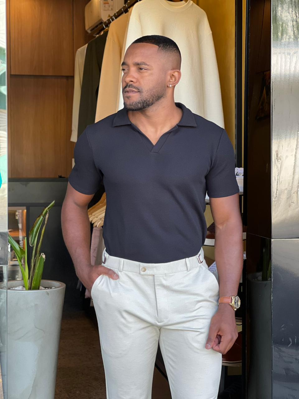 Polo Italiana Texturizada